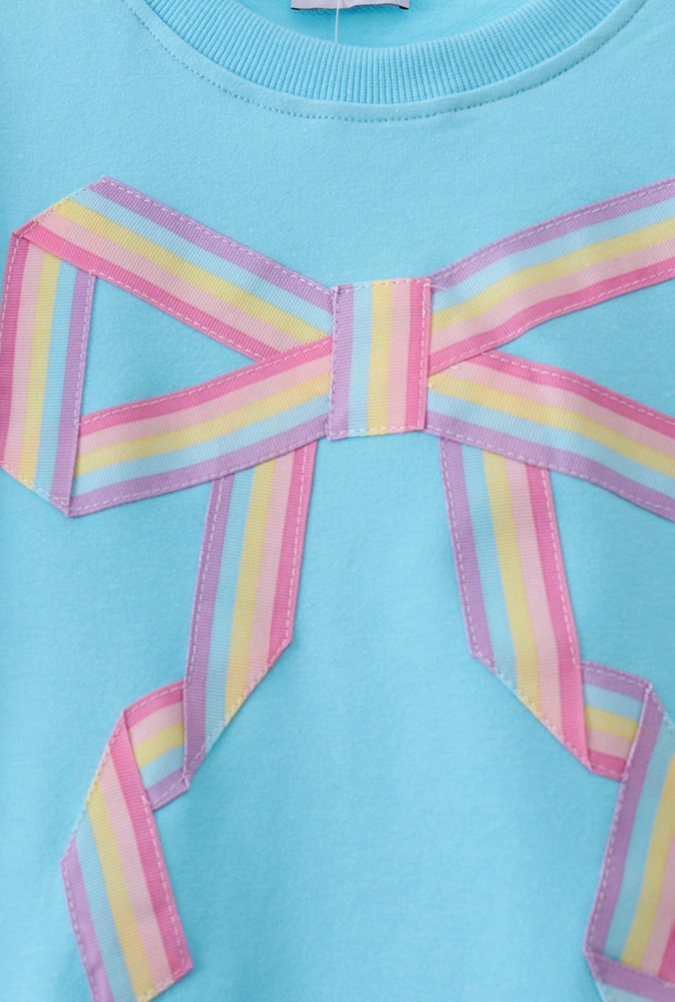 Girls Blue Skies and Bows Sweatshirt