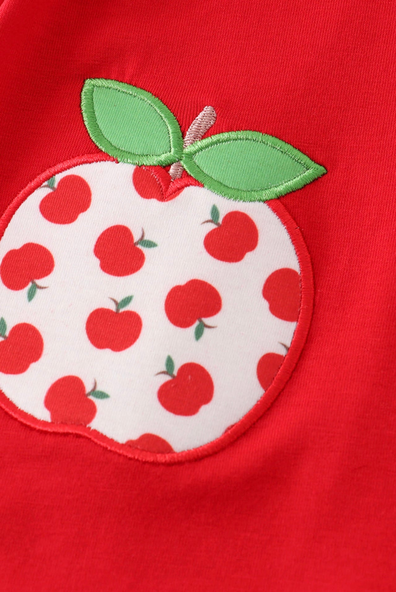 Apple of My Eye Appliqué Short Set