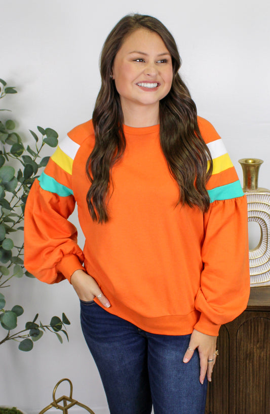 Women’s Candycorn Pullover