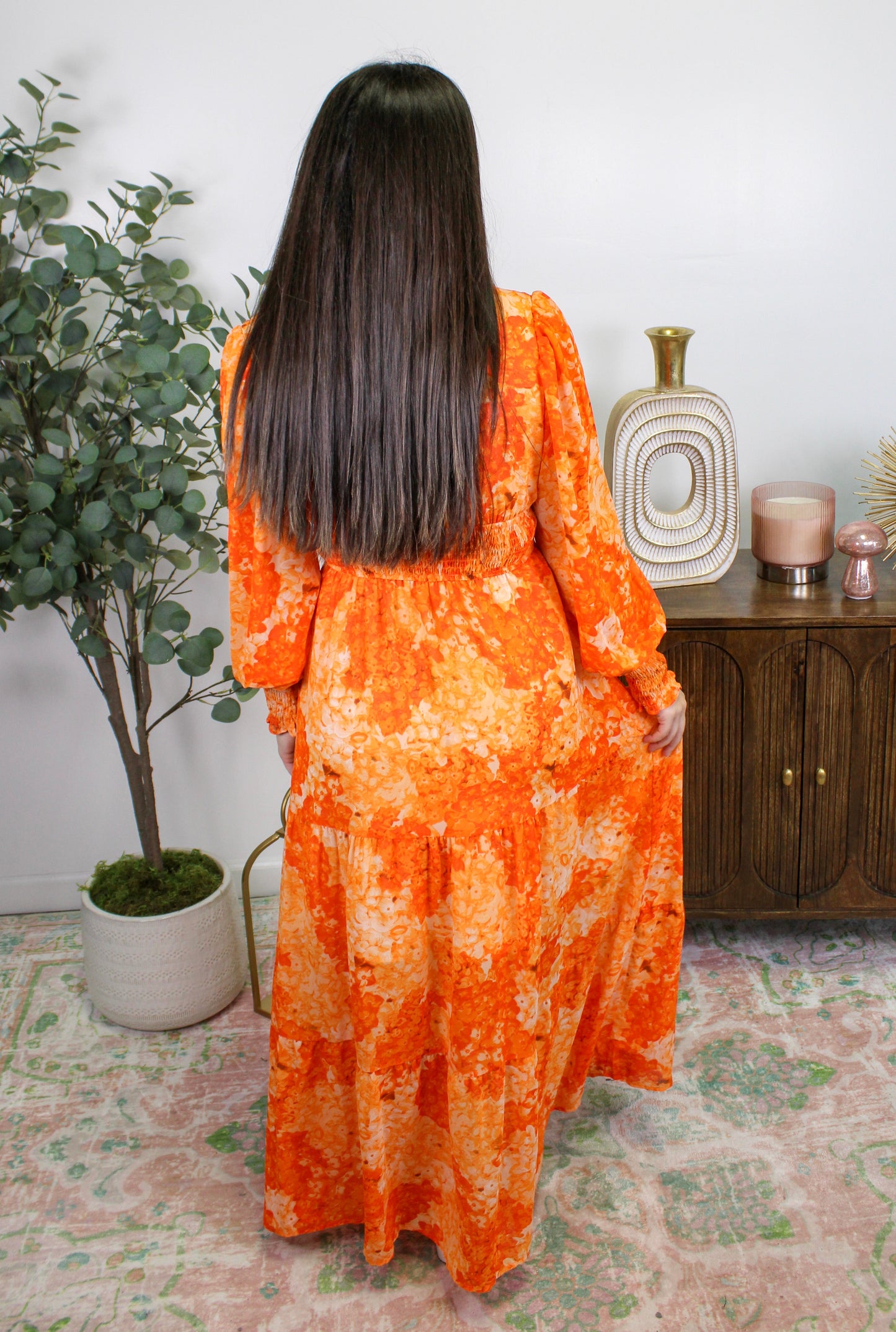 Pre-order Orange Boho Maxi