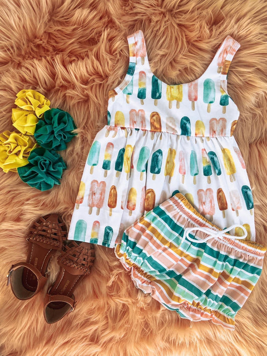 Summer Fun Striped Shorties