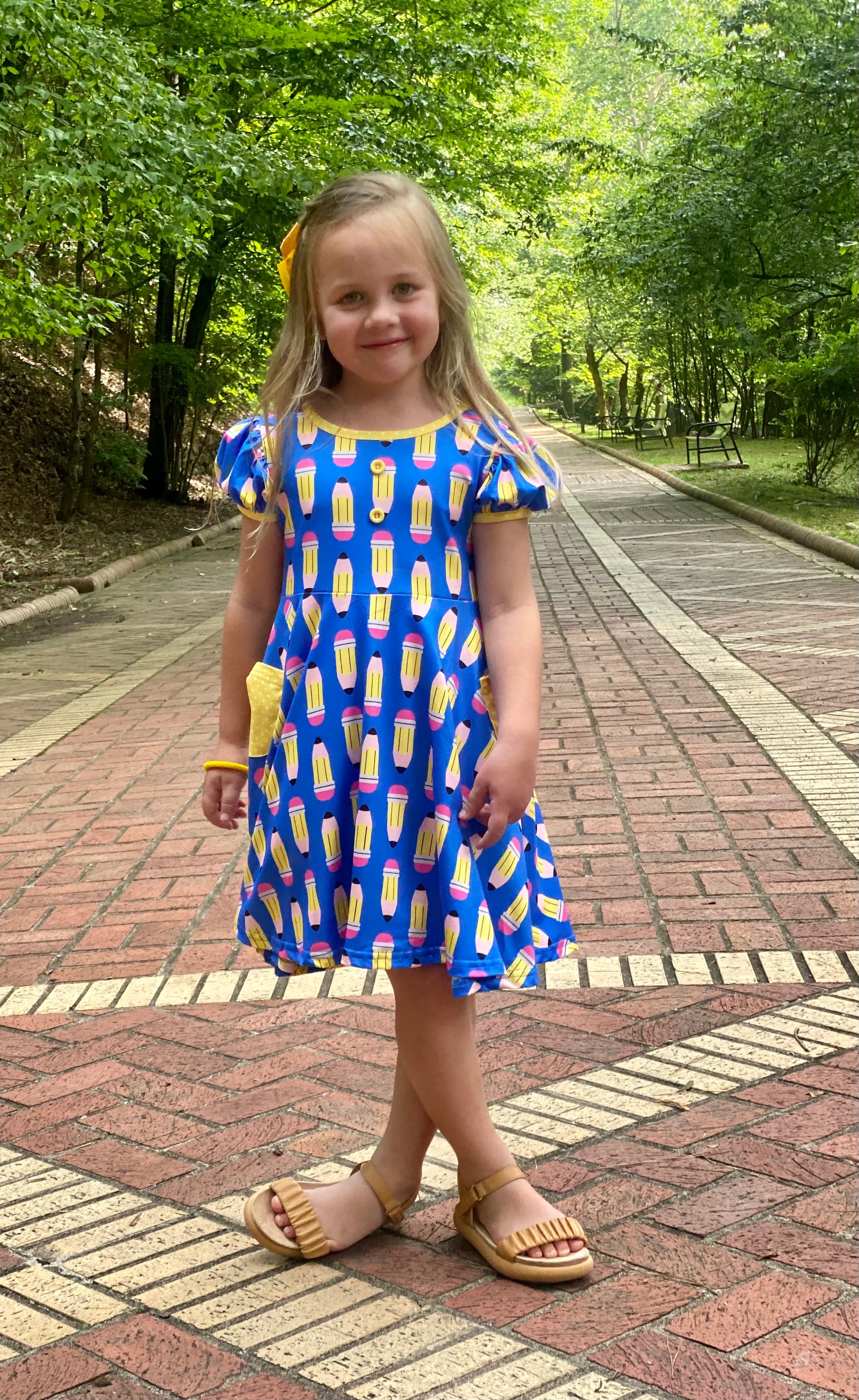 Back to School Pencil Girl Dress
