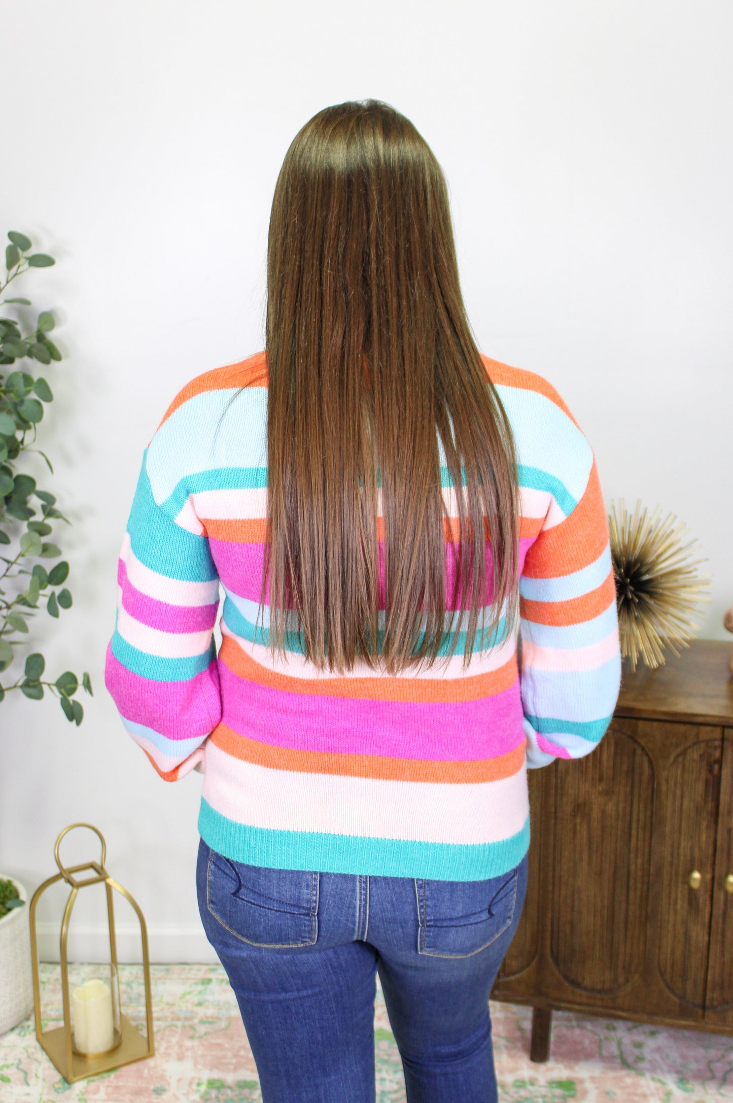 Women’s Multicolor Striped Sweater