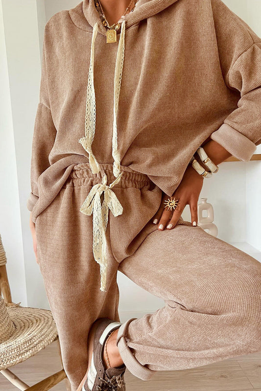 Pre-order Lace Drawstring Set October