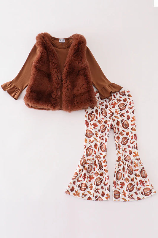Girls Football 3 Piece Set