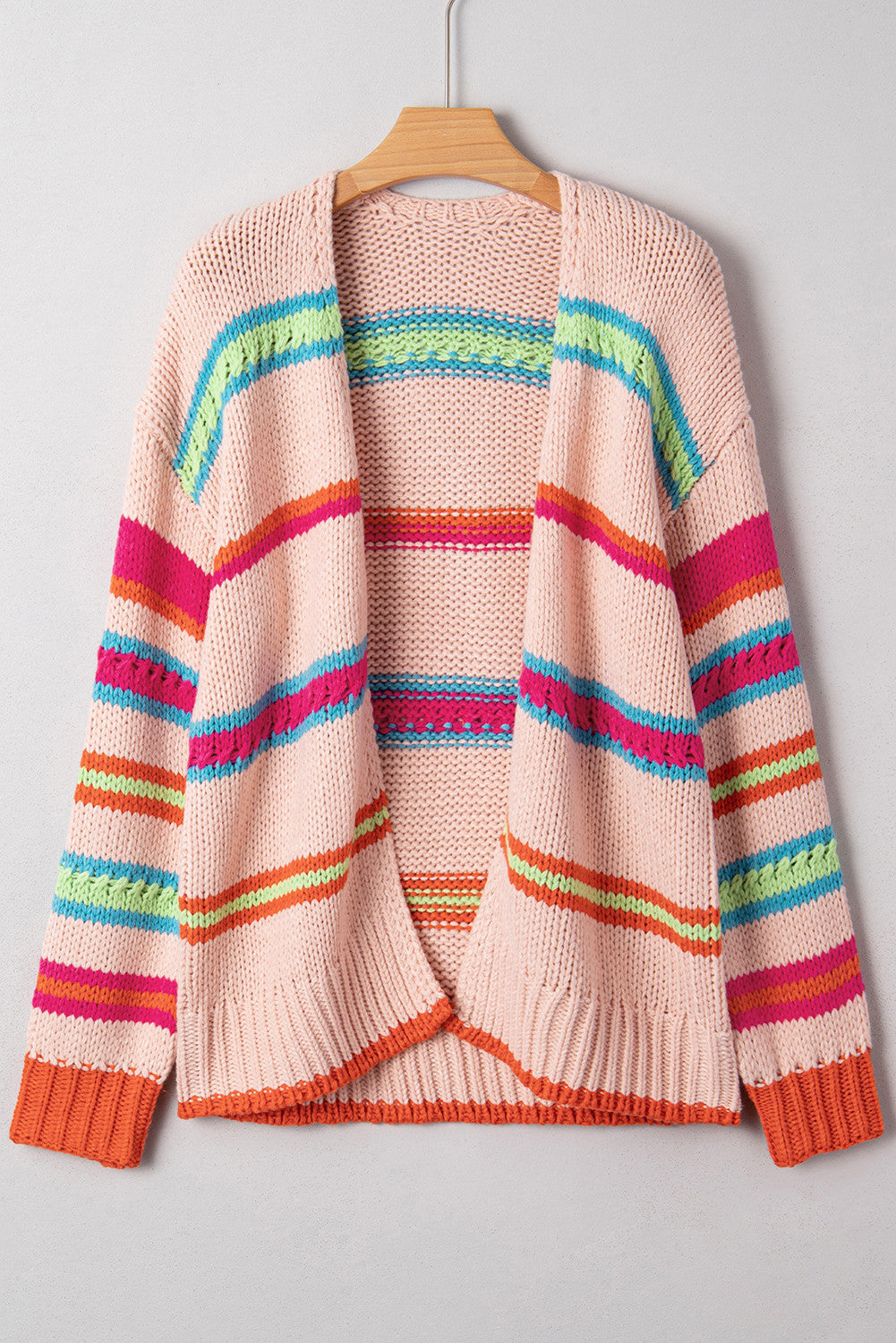 Women's Multicolor Knit Oversize Cardigan RTS