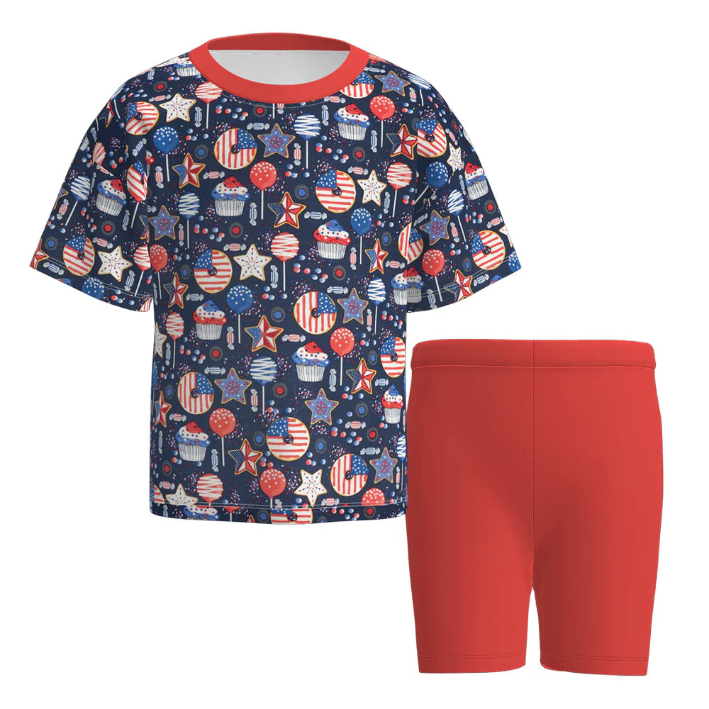 Pre-order Patriotic Bike Short Sets