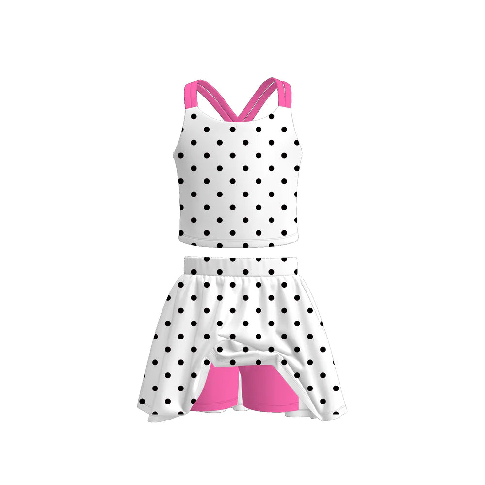 Pre-order Polka Dot Skort Sets