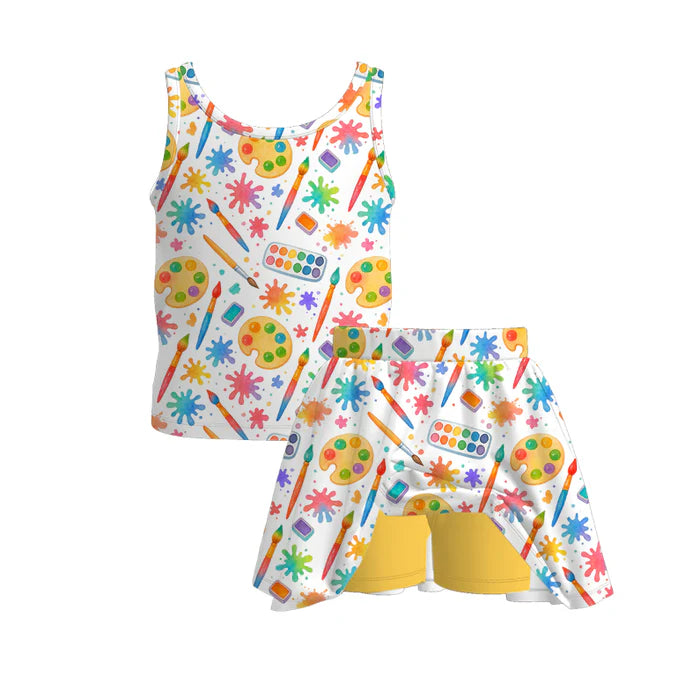 Pre-order Back to School Skort Set