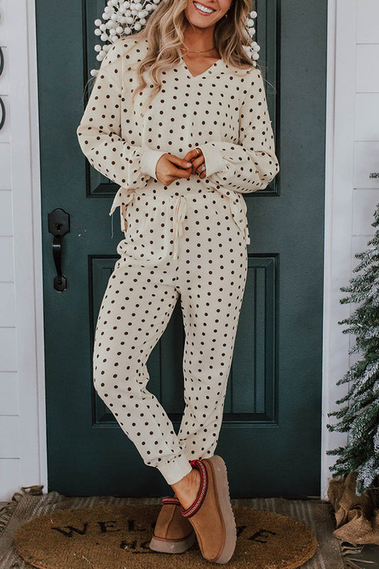 Pre-order Polka Dot Jogger Set August