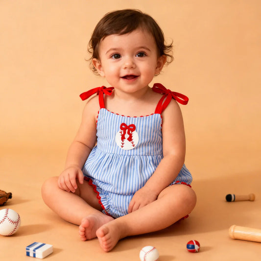 Pre-order Baseball Applique Romper