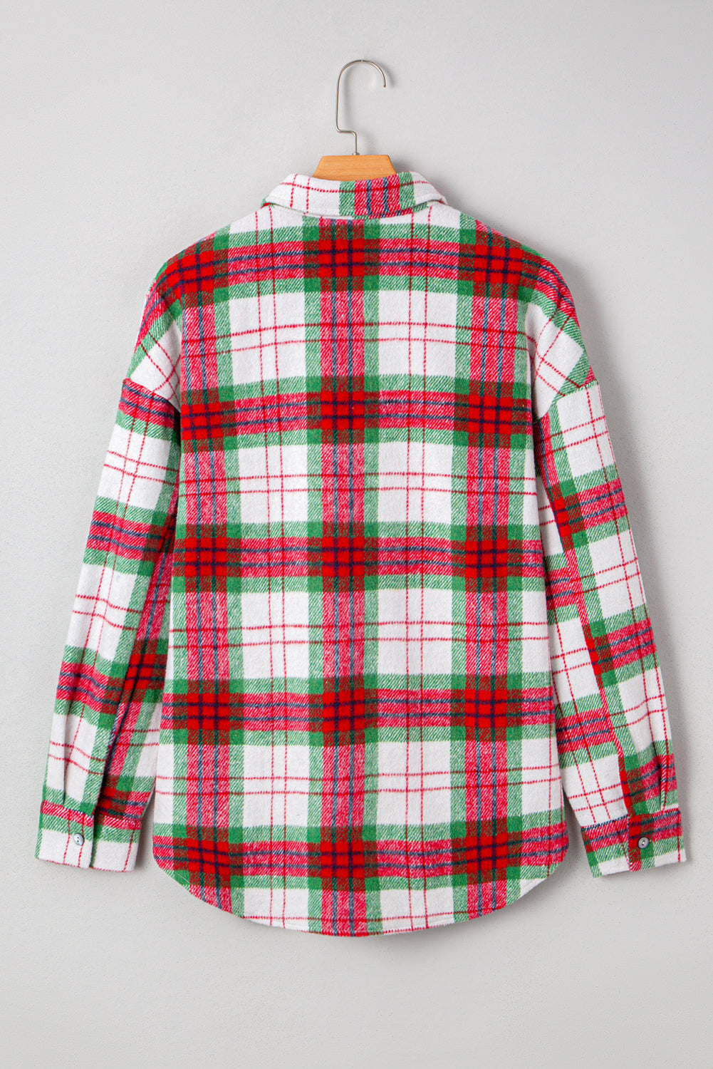 Women's Red Plaid Flannel Jacket RTS