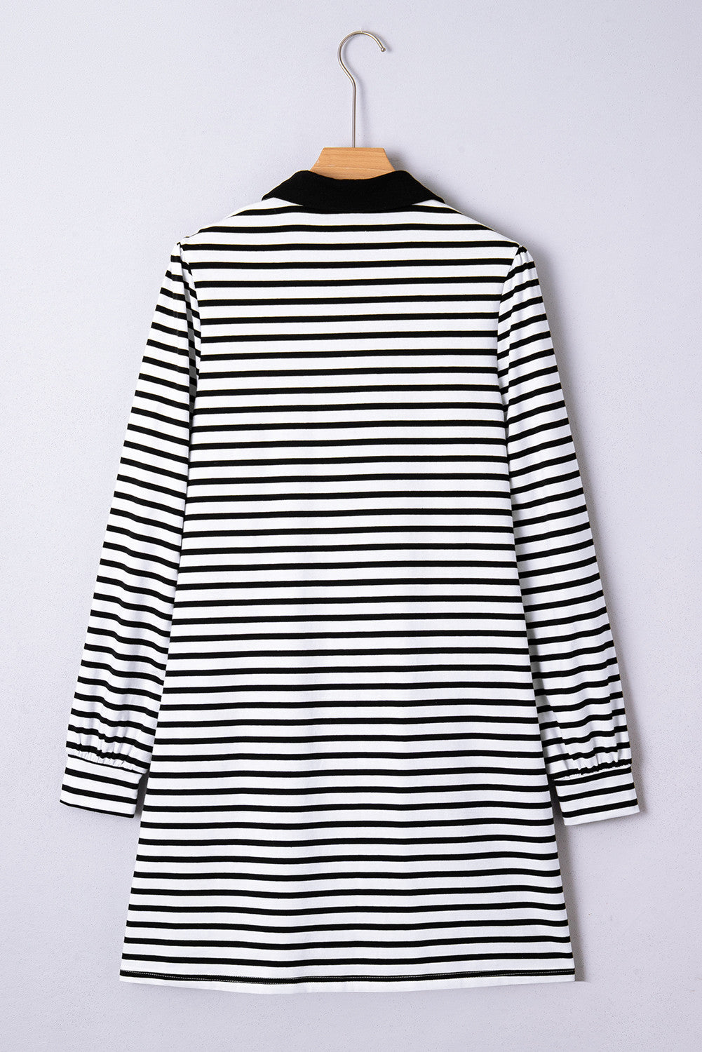 Pre-order Stripe Collared T Shirt Dress November