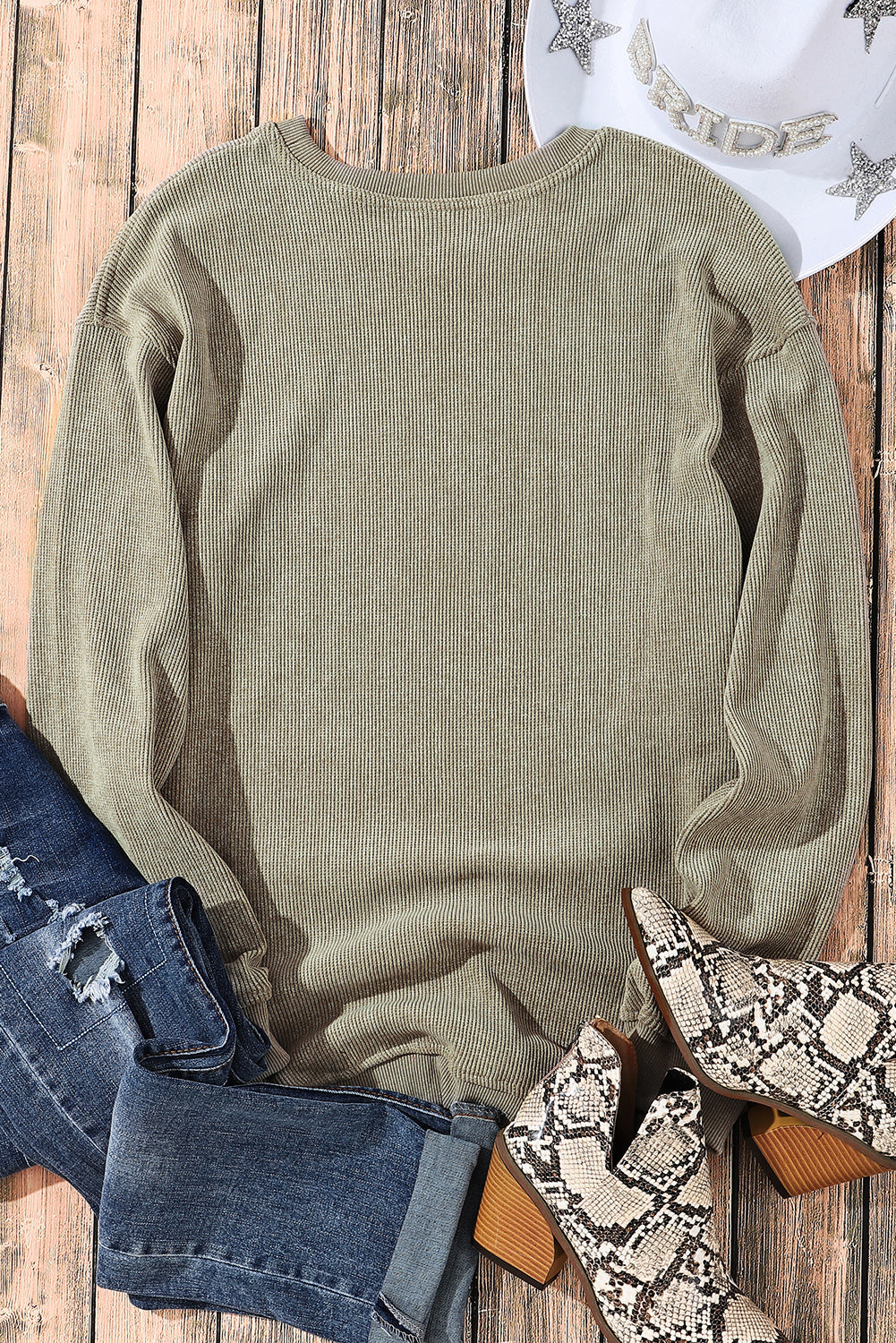 Women’s Corded Tunic Sweatshirt