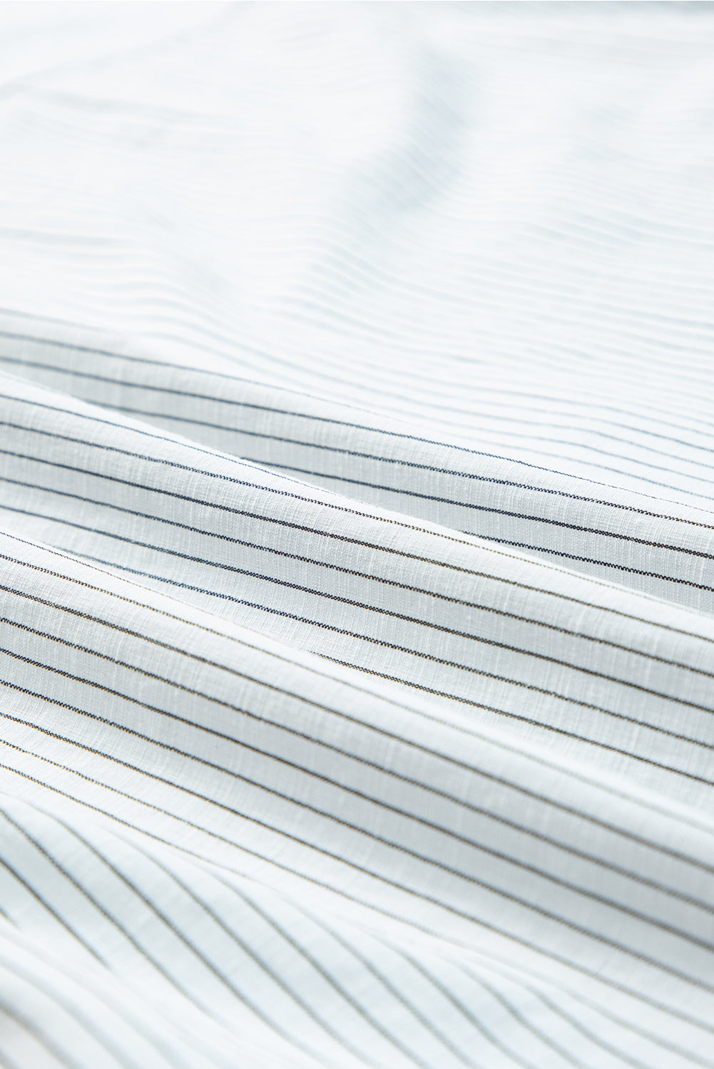 Women’s Striped Pocketed Tunic Button Up Shirt