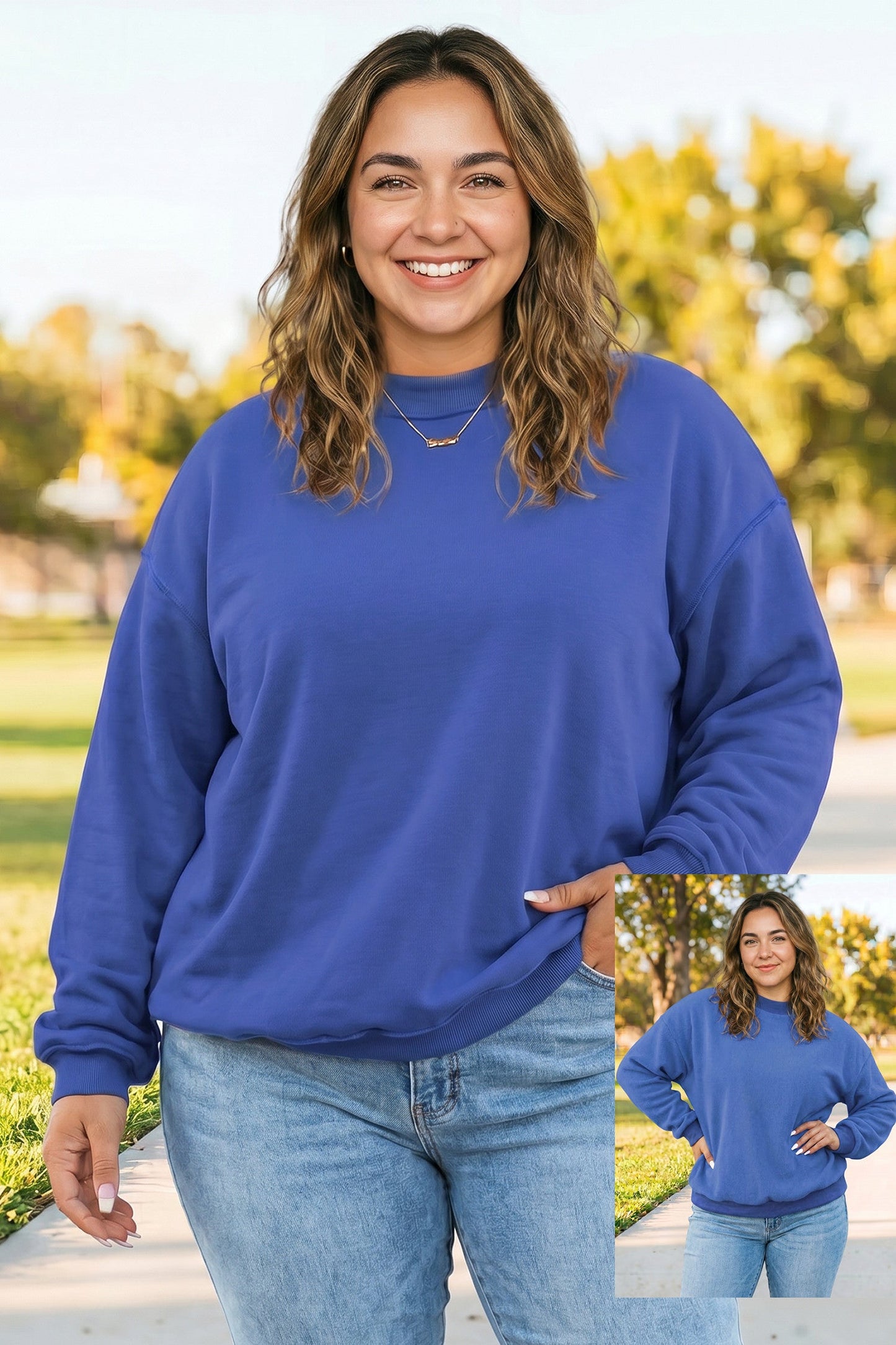 Pre-order Exposed Seam Reversible Plus Sweatshirt