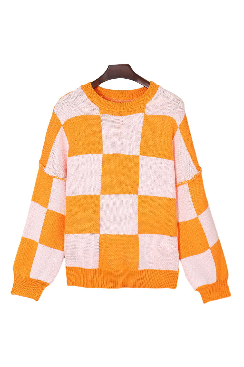 Women’s Checkered Oversized Sweater