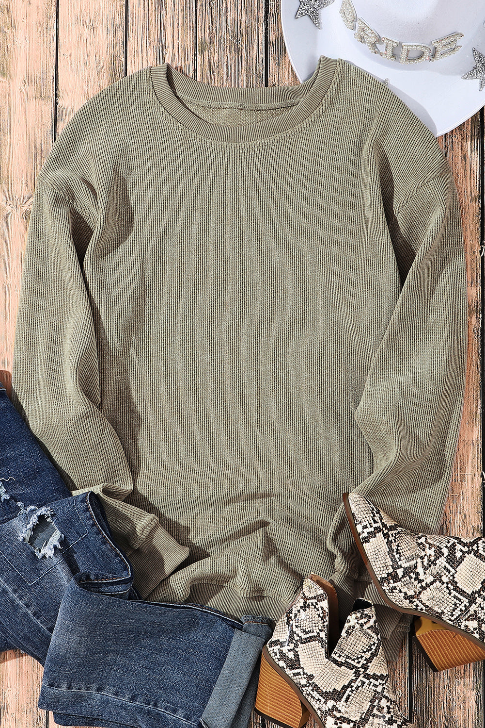 Women’s Corded Tunic Sweatshirt