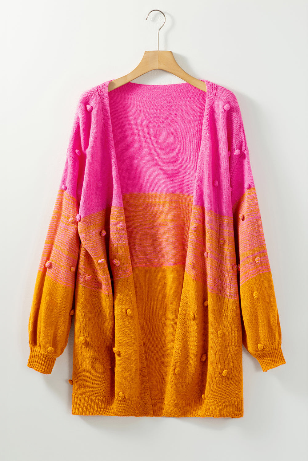 Women’s Pink and Orange Ombre Cardigan