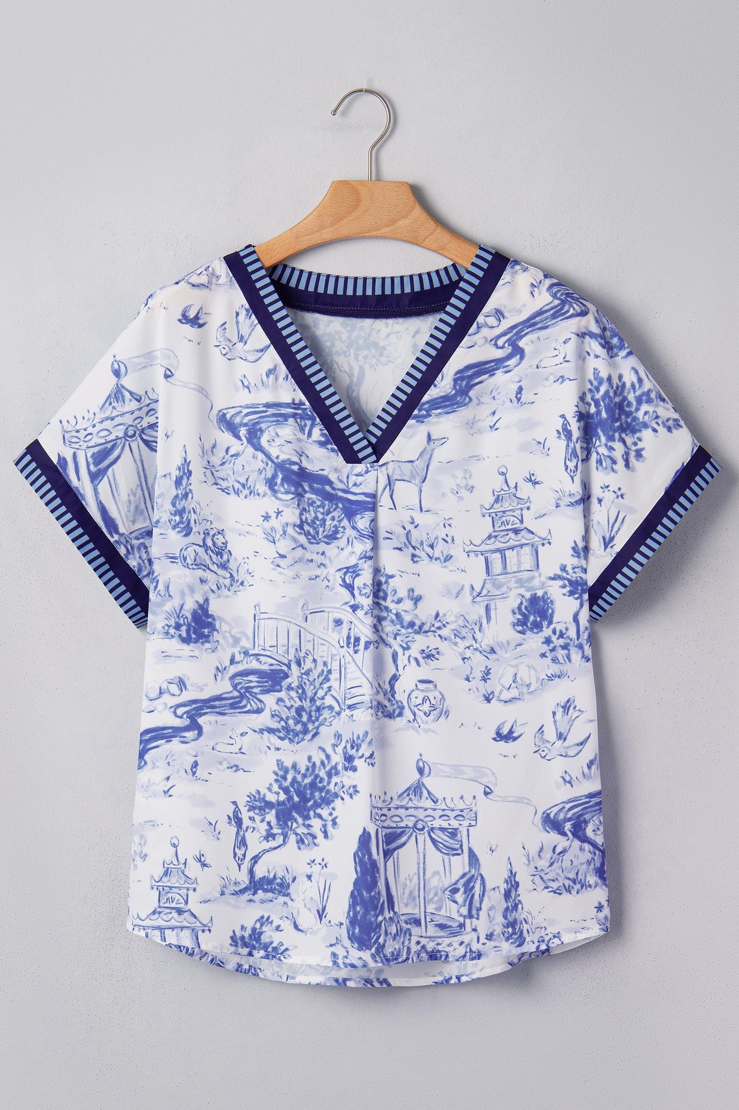 Pre-order Blue Wild Animal Blouse