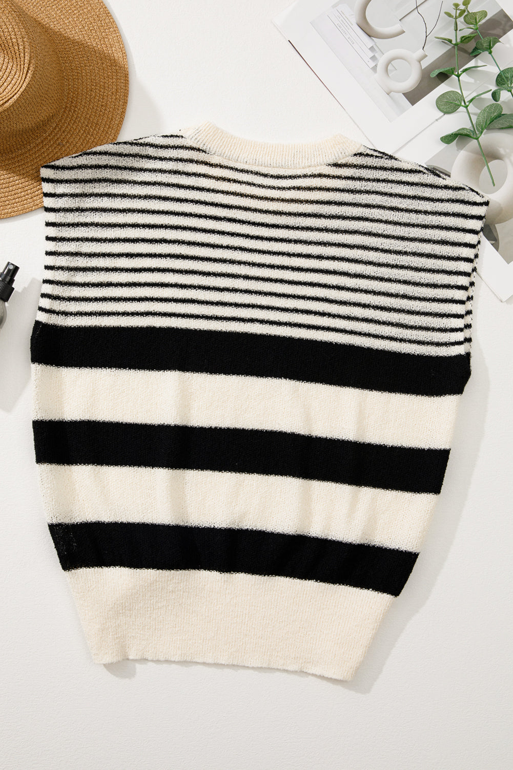 Women’s Sabrina Black Stripe Top