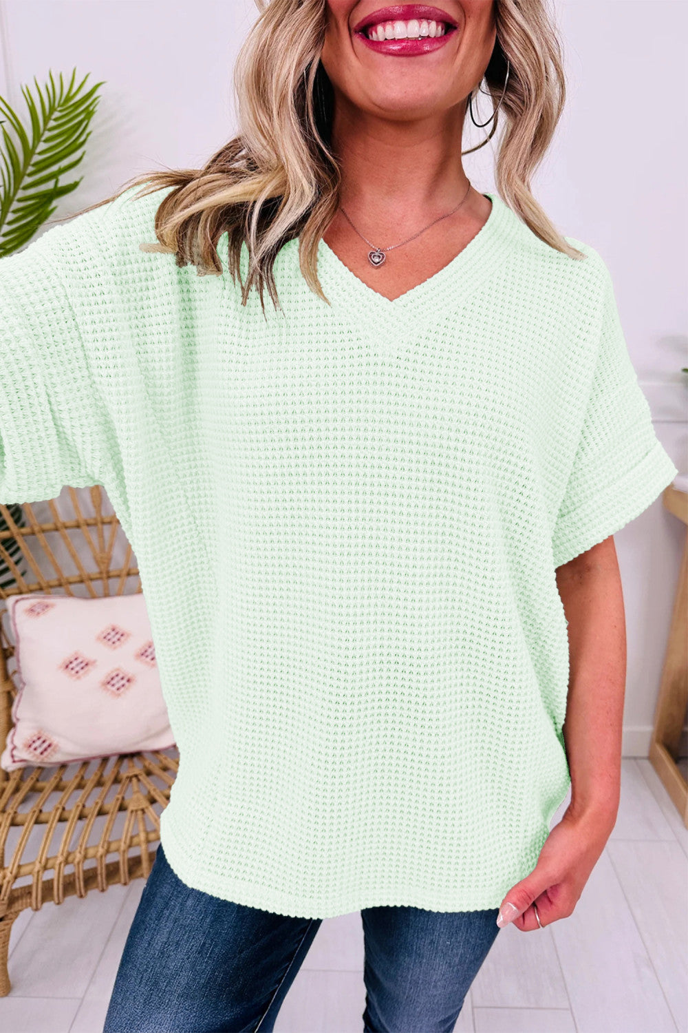 Pre-order Waffle Knit Top *multiple colors*