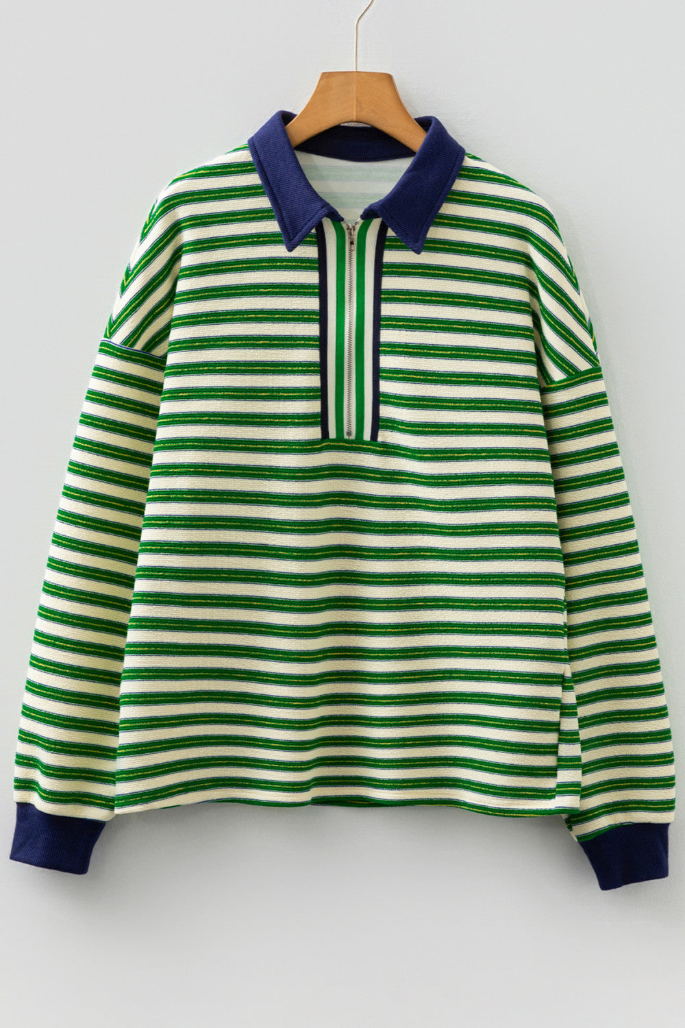 Pre-order Striped V Neck Top