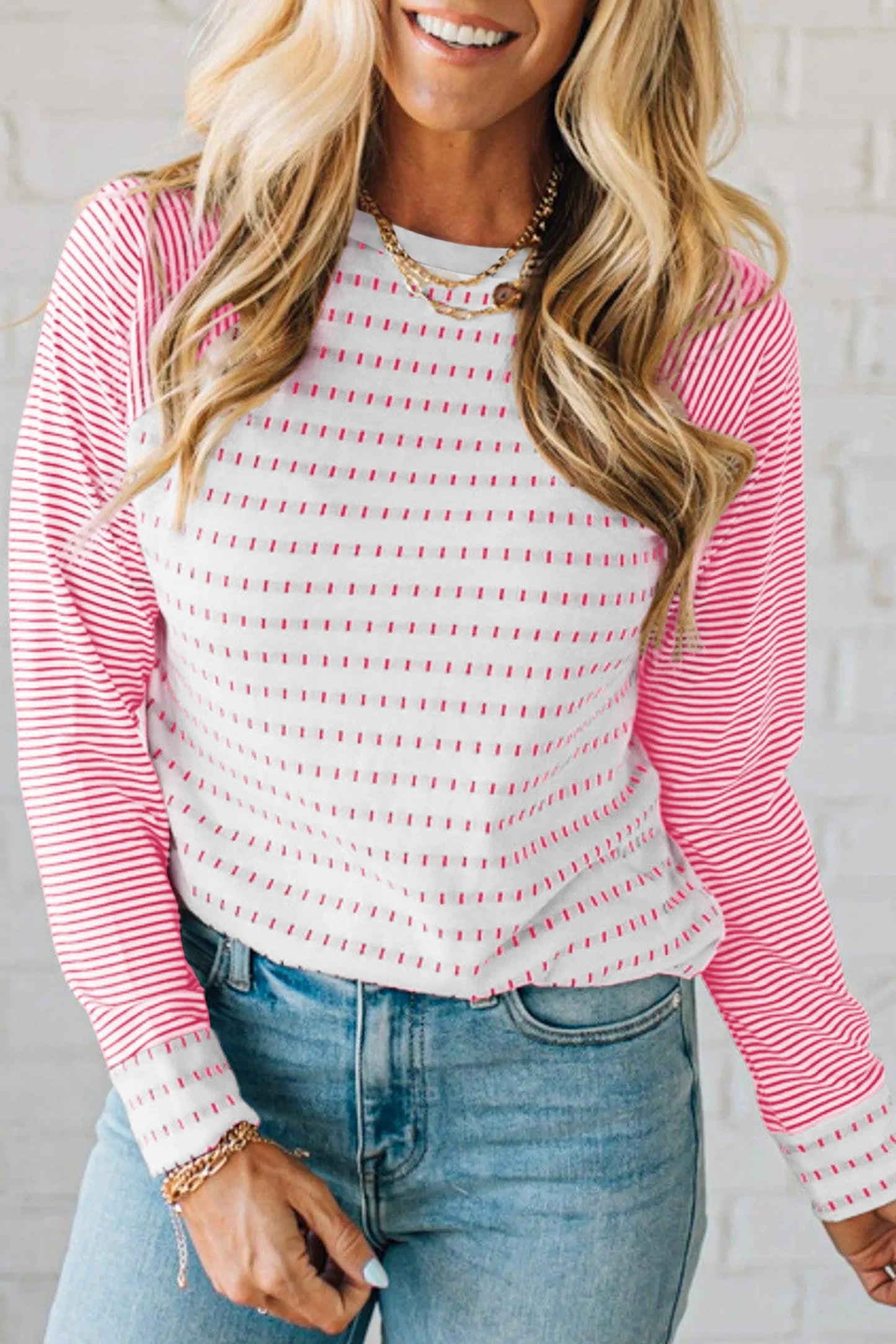 Women’s stripe Raglan Top RTS