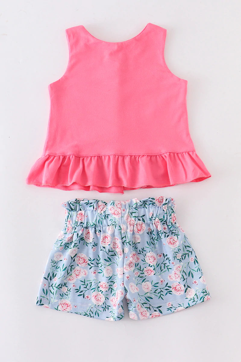 Keep It Up Ruffle Short Set