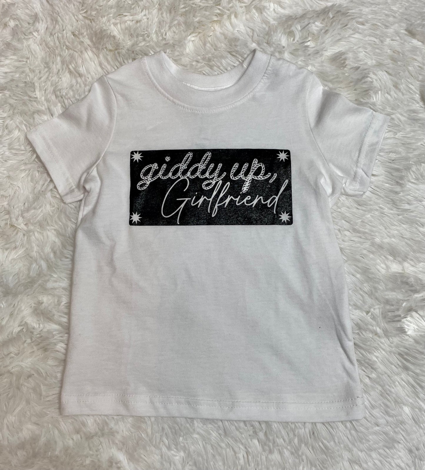 Girls Giddy Up Girlfriend T-Shirt