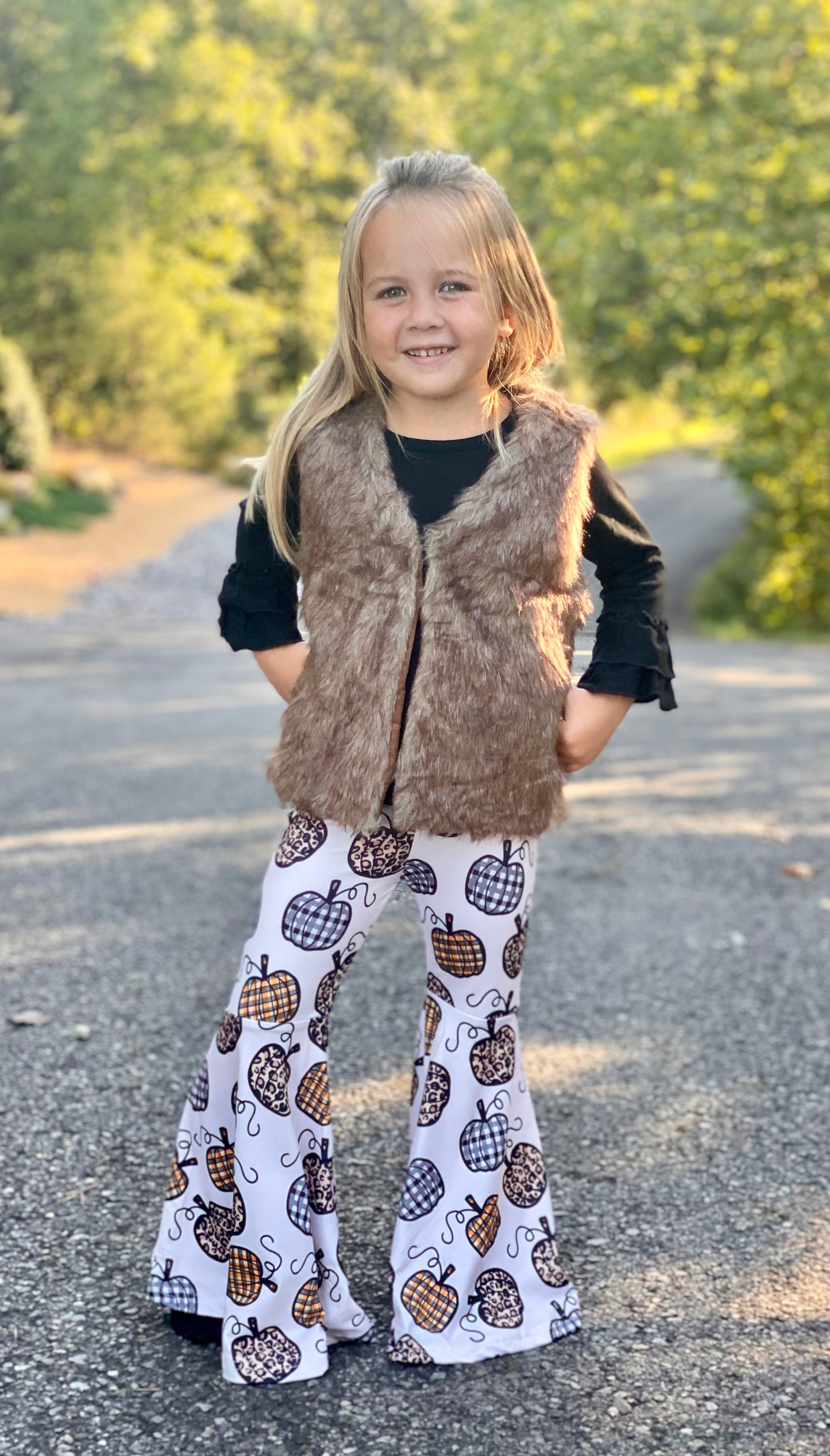 Girls Faux Fur Vest