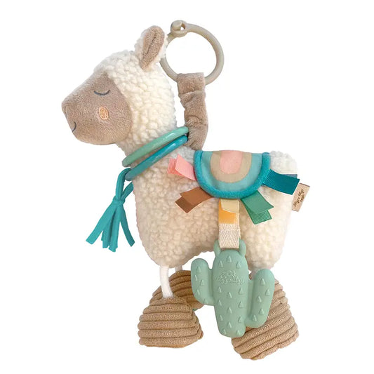 Itzy Ritzy Itzy Friends Link & Love Activity Plush With Teether Toy Llama