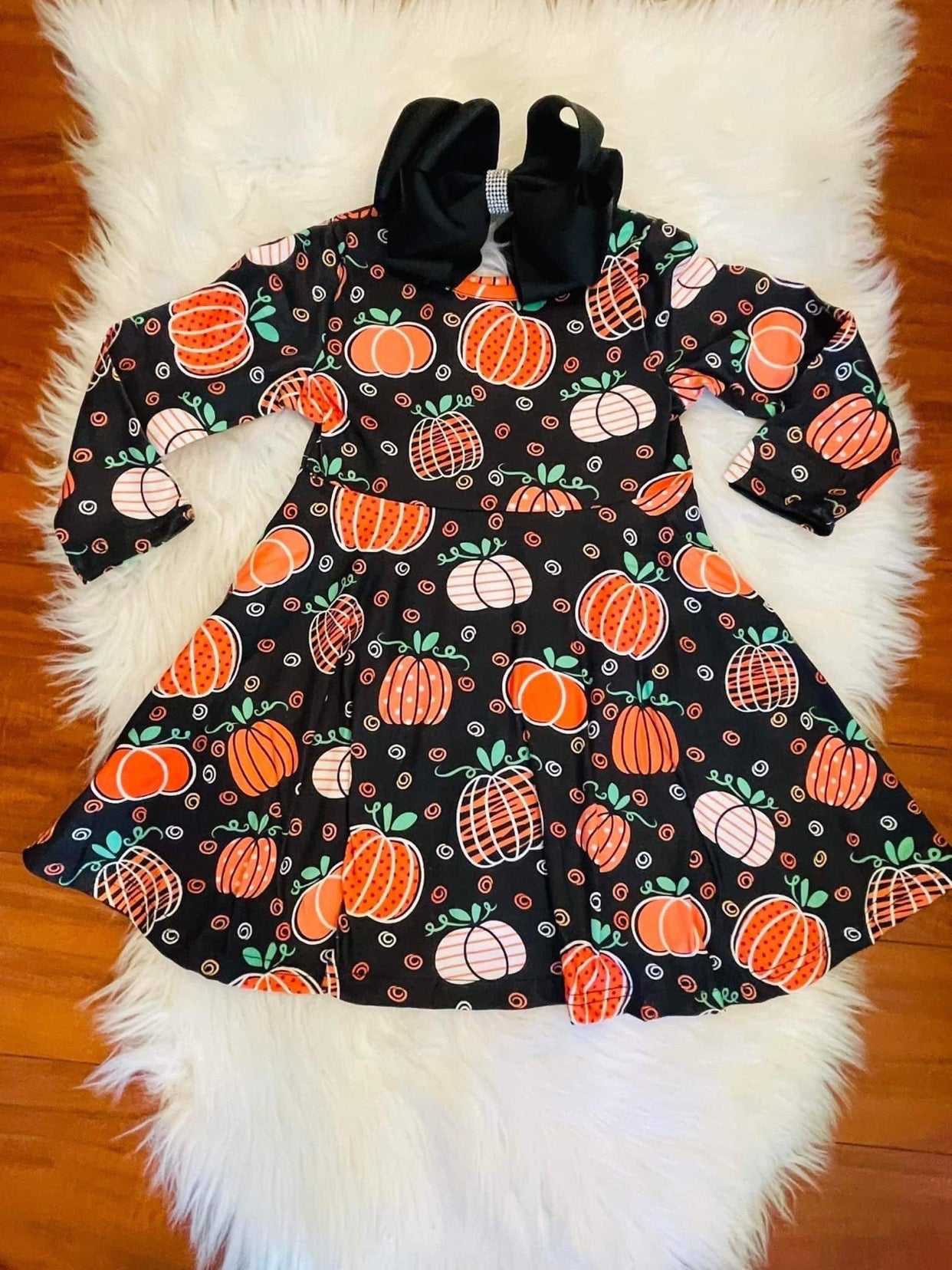 Girls Pumpkin Fun Dress